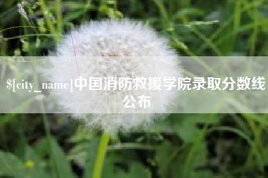 辽源中国消防救援学院录取分数线公布