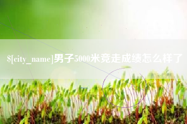 辽源男子5000米竞走成绩怎么样了