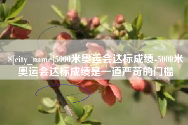 辽源5000米奥运会达标成绩-5000米奥运会达标成绩是一道严苛的门槛