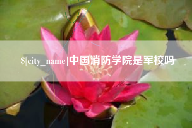辽源中国消防学院是军校吗