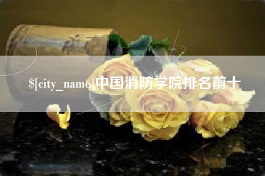 辽源中国消防学院排名前十