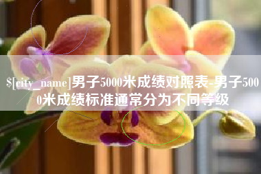 辽源男子5000米成绩对照表-男子5000米成绩标准通常分为不同等级