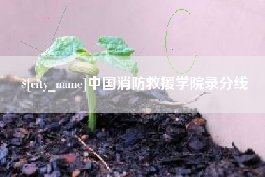 辽源中国消防救援学院录分线