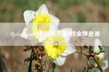 辽源中国拿下第9枚金牌是谁