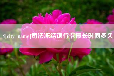辽源司法冻结银行卡最长时间多久