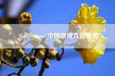 辽源中国地域九宫版图