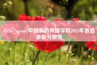 辽源中国消防救援学院2021年各省录取分数线