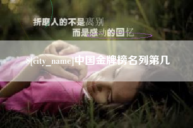 辽源中国金牌榜名列第几