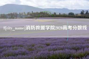 辽源消防救援学院2020高考分数线