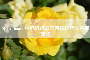 辽源中国执行公开网被执行人名单查询