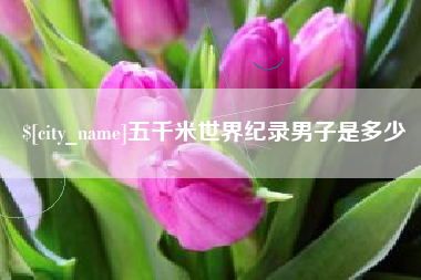 辽源五千米世界纪录男子是多少