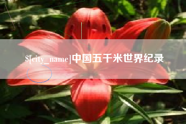 辽源中国五千米世界纪录