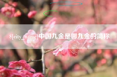 辽源中国九金是哪九金的简称