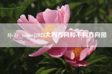 辽源2025大利方向和不利方向图