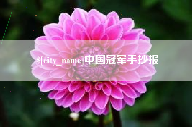 辽源中国冠军手抄报