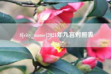 辽源2021年九宫对照表