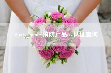 辽源消防产品ccc认证查询