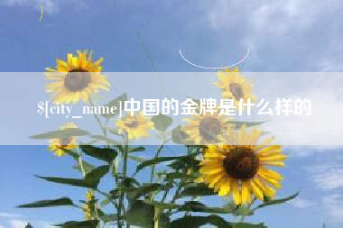 辽源中国的金牌是什么样的